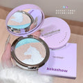 Kakashow galaxy gold high gloss powder pearlescent fine shimmer water glow skin brightening and contouring high gloss eyeshadow comprehensive palette