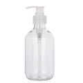 Brown hand sanitizer pet lotion bottle 500ml refillable plastic bottle press body lotion shampoo shower gel bottle