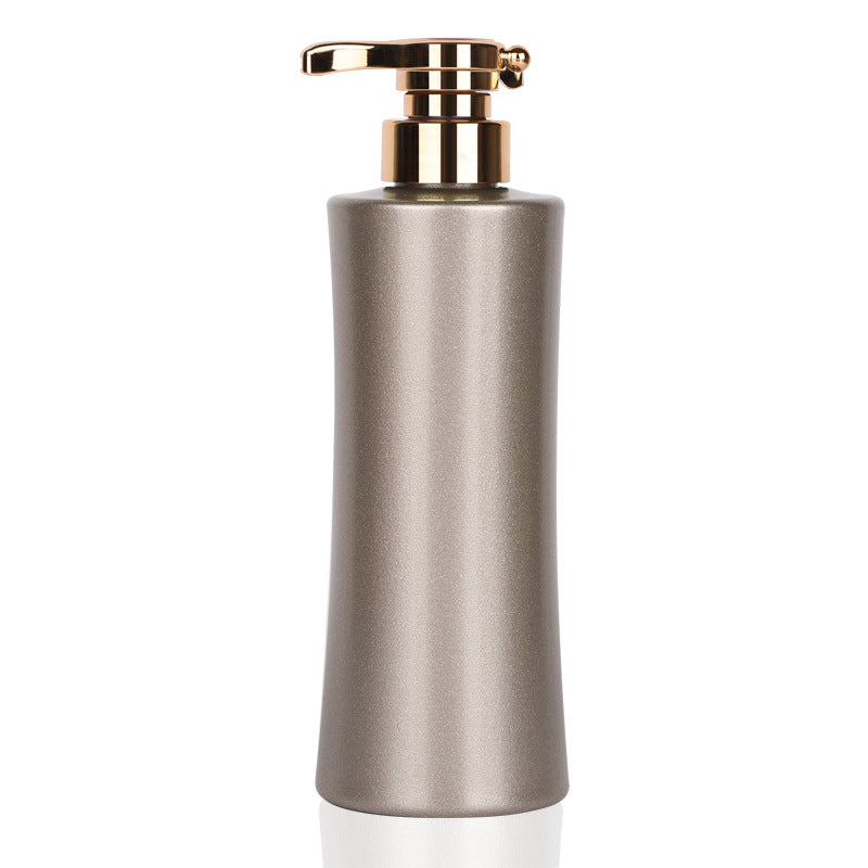 High-end 500ml wash & care travel bottles - flat shoulder pet plastic empty bottles with pump for lotion, shampoo, and body wash