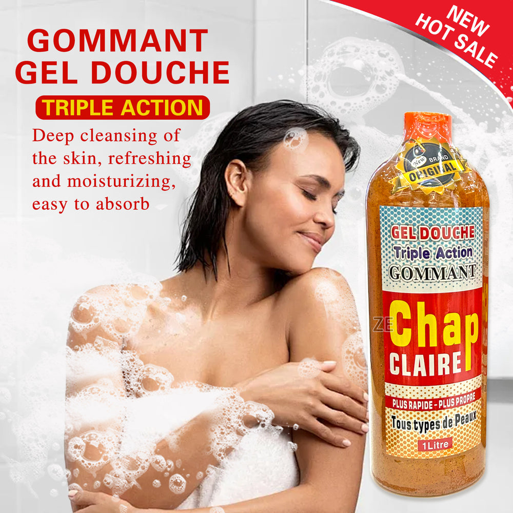 ze scrub shower gel 1l, moisturizing and long-lasting fragrance, shower and bath, wholesale for export