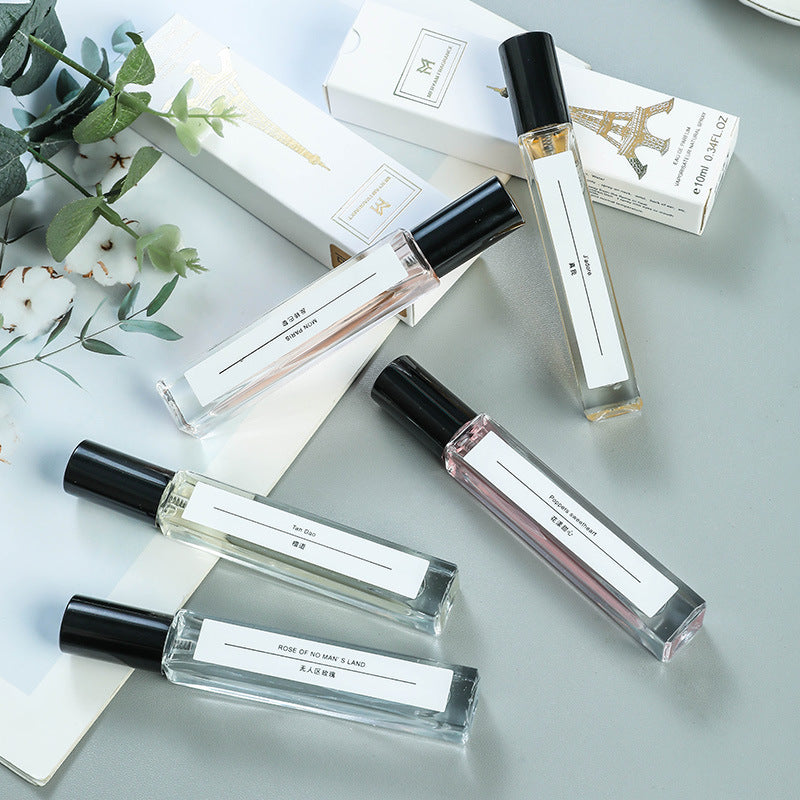 Night market stall perfume sample blue woody tone men and women earth live broadcast genuine perfume 10ml long-lasting light fragrance