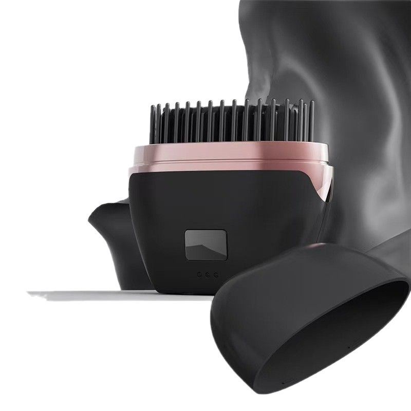 Wireless negative ion hair straightener - mini rechargeable hair straightening brush - portable travel size