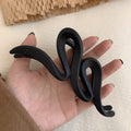 Shark clip large classy sense of light luxury gripper maillard gripper frosted back of head hairpin plate hair clip hair accessories