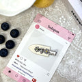 New arrivalk-style small flower metal edge clip seamless acetate duckbill clip bangs clip cute hair accessories hairpin hair root