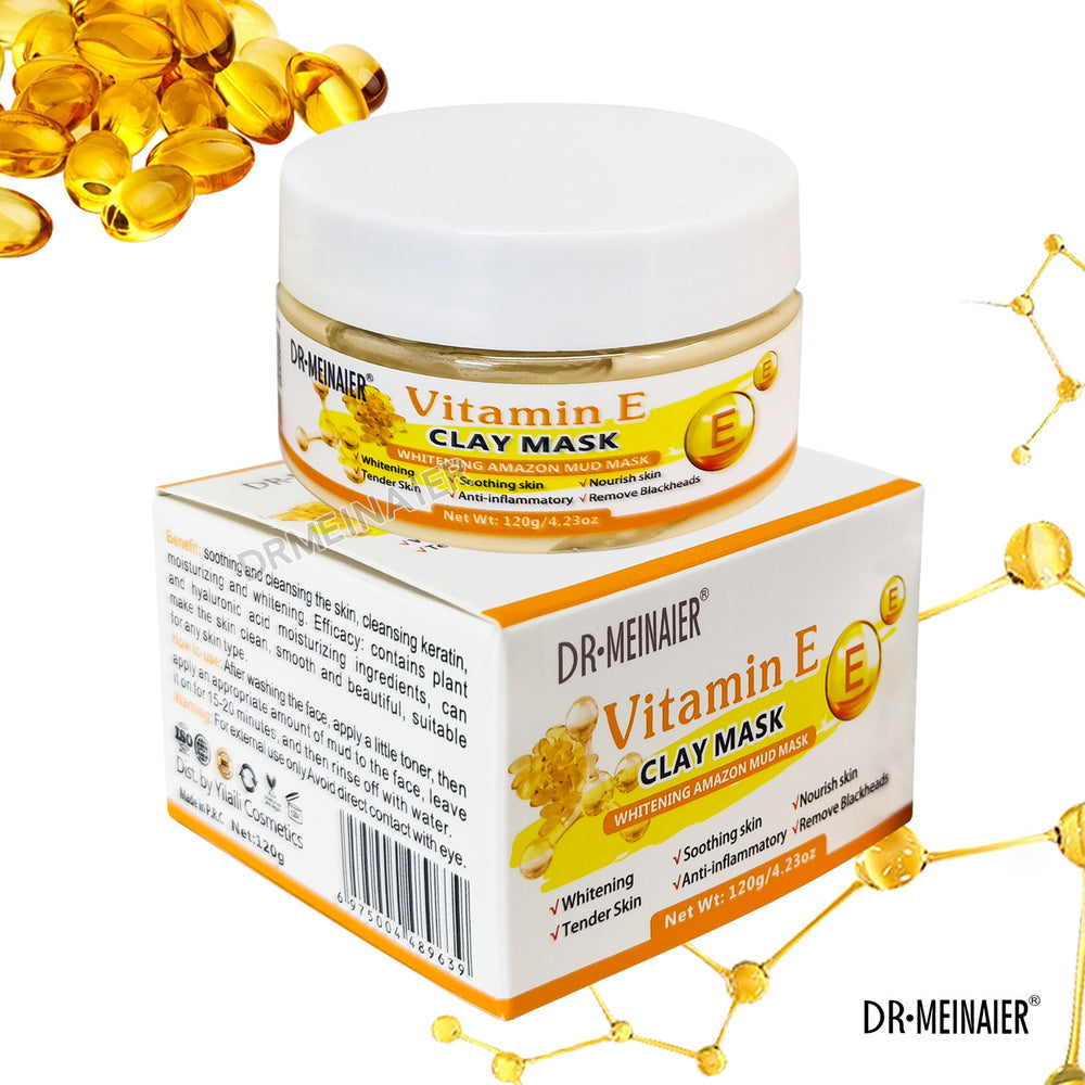 vitamin c mud mask deep cleansing smear-type mung bean mud moisturizing and hydrating ve mask cream 120g