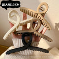Spring and summer new arrival oversized classy matte gripper french retro shark clip hair clip high-looking clip headwear