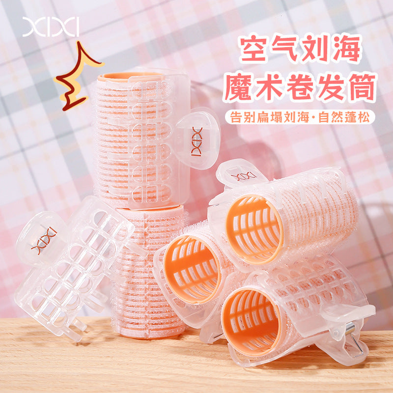 Xixi magic hair curler 3 pack high skull handy gadget student no iron no hair damage air bangs clip curling barrel