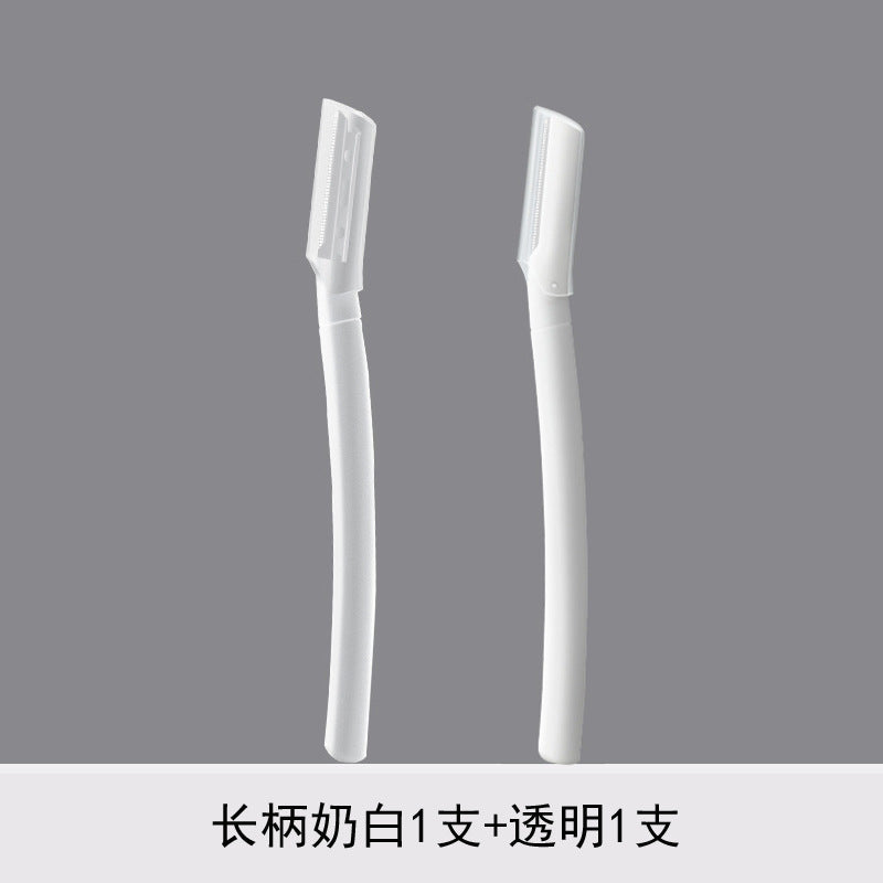 New product: micro-safe eyebrow razor - straight handle, transparent brow shaper. perfect for beginners and makeup artists. anti-scratch eyebrow blade