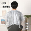 Disposable shawl hair dyeing, perming, hairdressing, baking oil, hair salon, hairdressing shop, disposable elastic mouth cloth, individually packaged