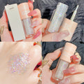 Sweet mint liquid eye shadow pearlescent fine glitter waterproof sparkling highlighter eye shadow liquid