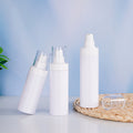 100-120-150ml white push-type lotion bottle liquid lotion plastic essence dispensing bottle spot batch