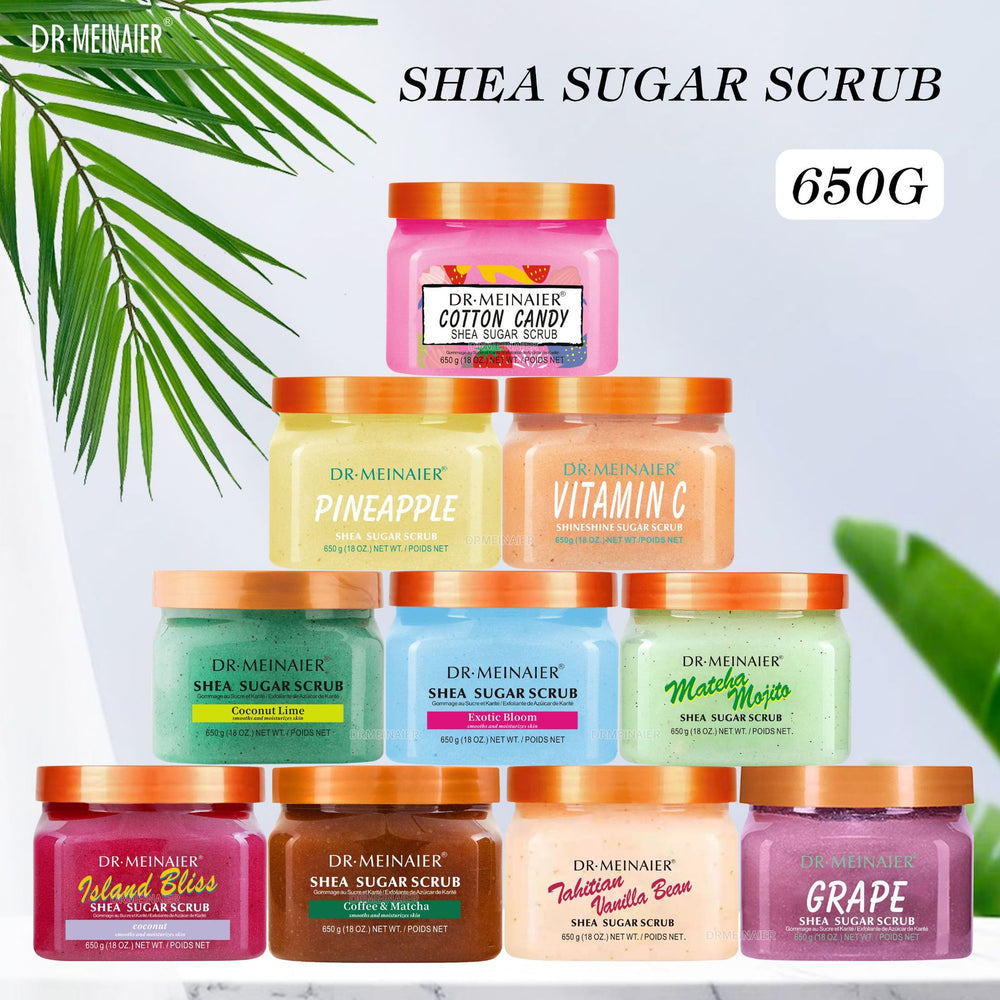 foreign trade fruit scrub sugar bath salt exfoliating chicken skin whole body bath salt wet salt vc sugar scrub 650