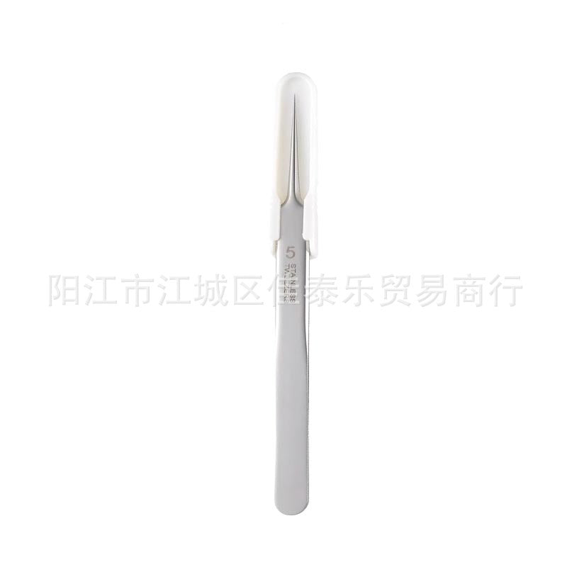 Factory direct: premium #5 ultra-sharp blackhead tweezers - professional grade acne extractor set for salons