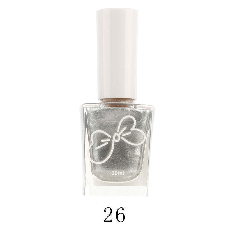 Fall and winter new color nail polish whitening oily non-peelable long-lasting nude black white nail polish wholesale