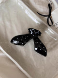 Wave dot v-shaped black-9cm