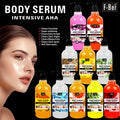 fruit acid liquid repair niacinamide serum moisturizing and brightening black pressure pump arbutin essence 500ml
