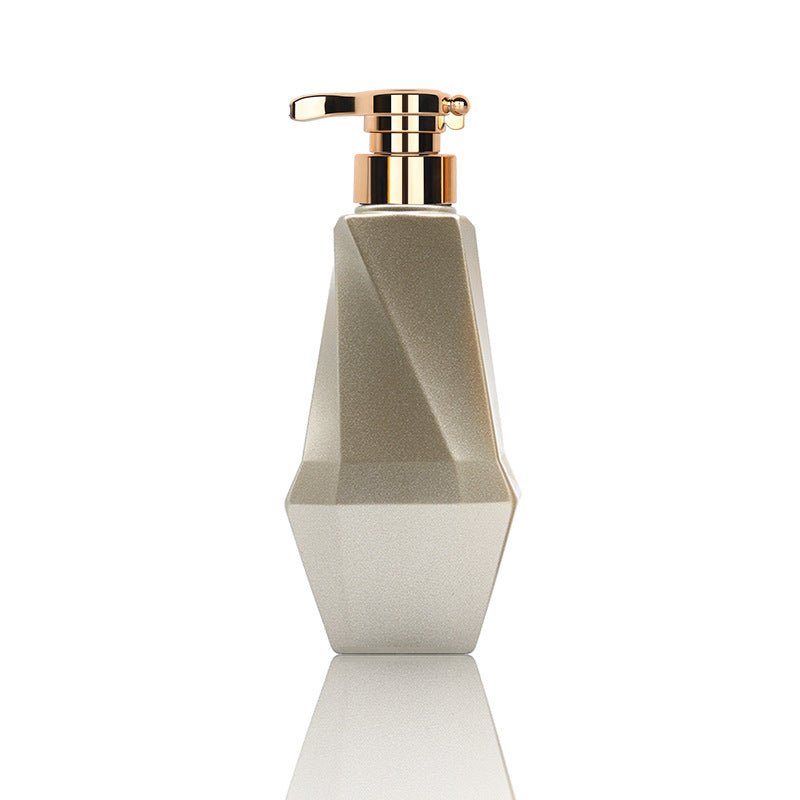 Pet 400ml refillable plastic empty bottle - premium pump bottle for liquid shampoo, conditioner, body wash, and shower gel