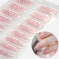 Zhengxiang personalized gel manicure stickers onion powder jumping color nail polish film korean uv photo lamp hardening semi-cured nail stickers