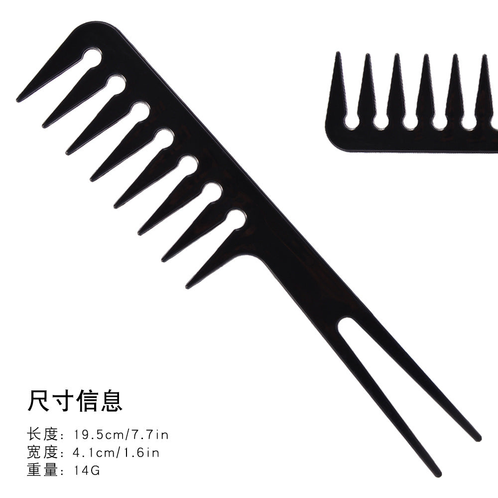 Highlighting and blending comb - professional salon-grade dual-ended comb for hairdressing, styling, and updos