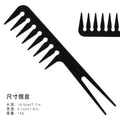 Highlighting and blending comb - professional salon-grade dual-ended comb for hairdressing, styling, and updos