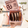 Jonbos chocolate powder puff air cushion flocked loose powder puff mini thumb powder puff finger makeup concealer powder bottom puff