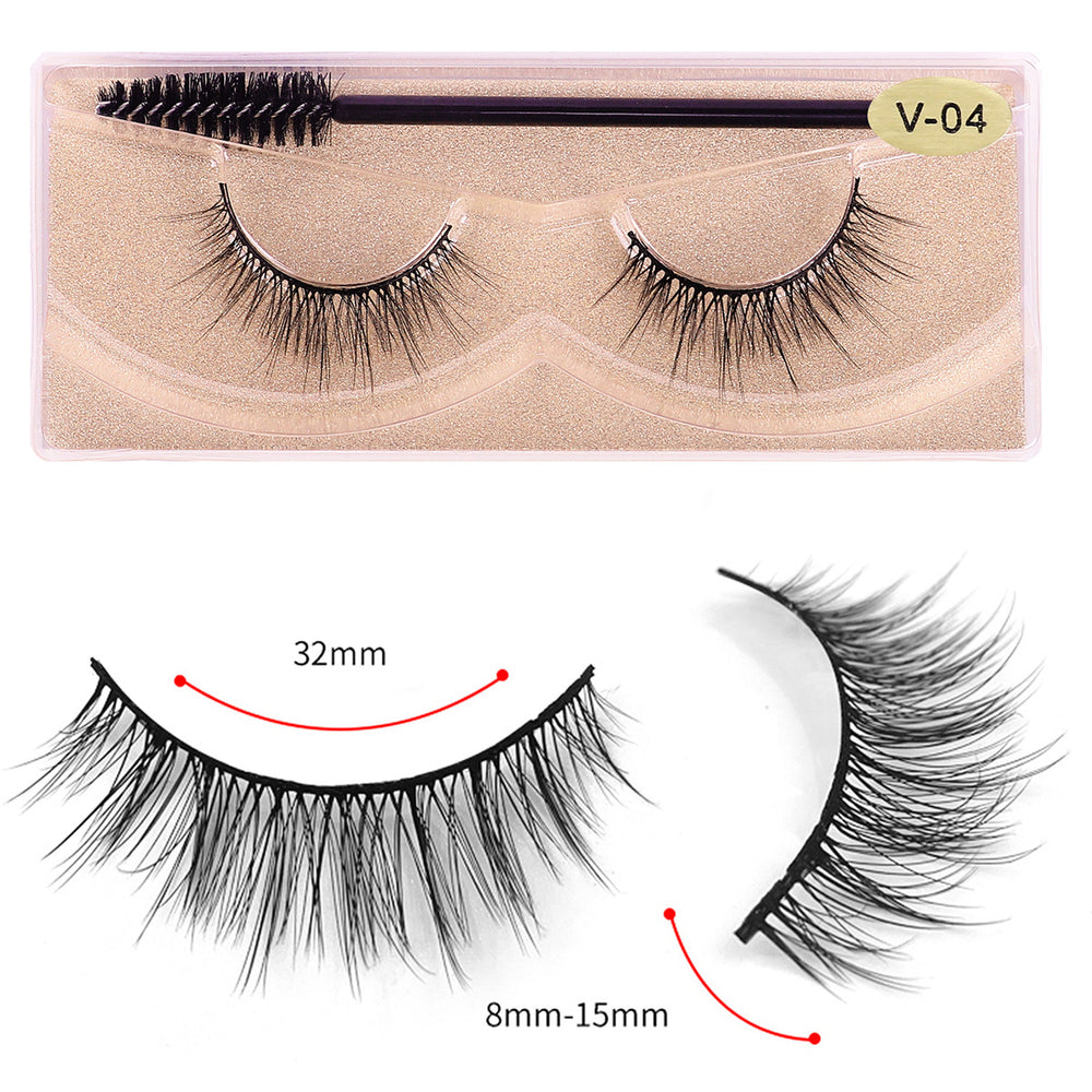 fashion fake eyelashes suit slim cross thick imitation mink eyelashes one-piece fashion style