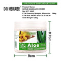 aloe vera exfoliating scrub - face & body, moisturizing, smoothing, cleansing, exfoliating bath salts, skincare 500g
