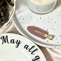 Brushed and shiny~korean style niche styleclassy seamless hair clip, side clip, broken hair clip, elegant makeup hair clip