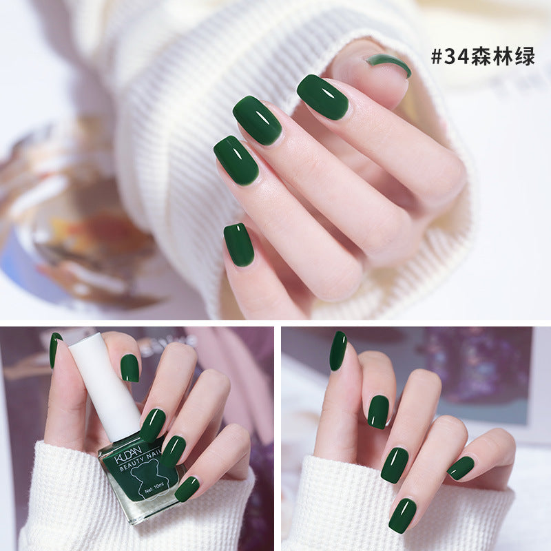 Ice-through nail polish, no-bake cool dan, new arrival, long-lasting, quick-drying jelly, transparent nude, oily, non-tearable nail polish