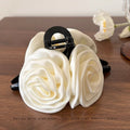 Rose flower clip super fairy elegant hair clip new arrival female back of head large plate hair eleganceclassy shark clip