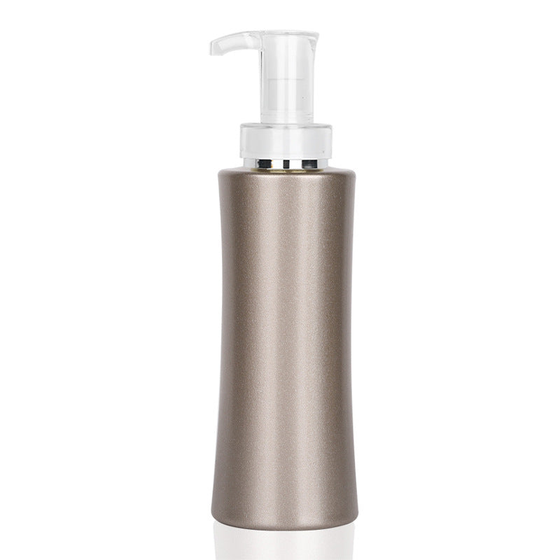 High-end 500ml wash & care travel bottles - flat shoulder pet plastic empty bottles with pump for lotion, shampoo, and body wash