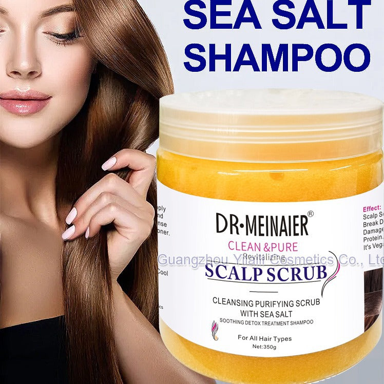 turmeric scalp scrub oil control cleansing shampoo shampoo rich foam sea salt 350g best selling