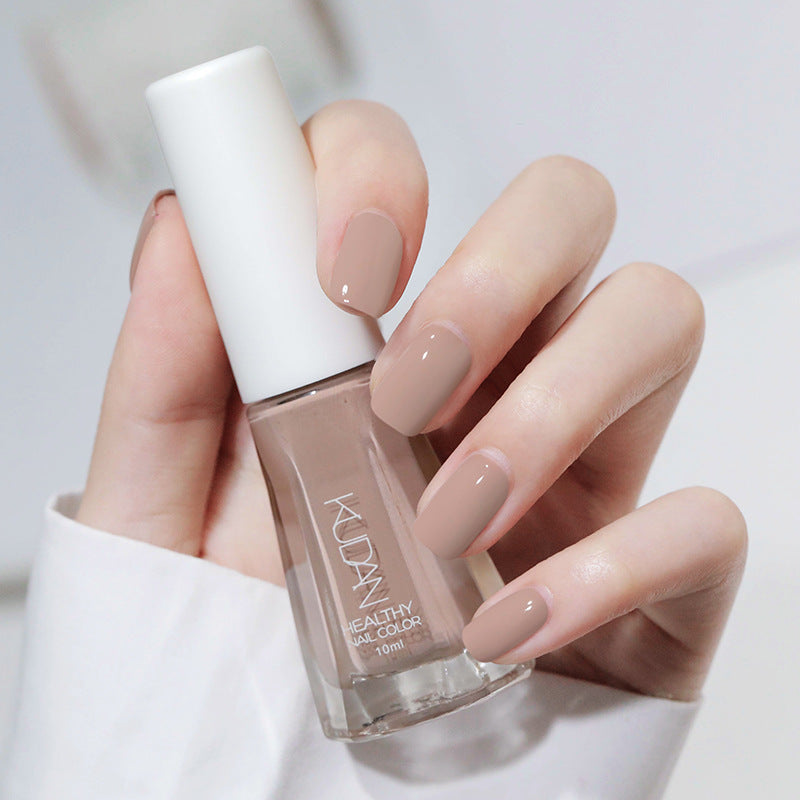 Kudan pure english cross-border special water-based nail polish no baking long-lasting quick-drying peelable 10ml polish