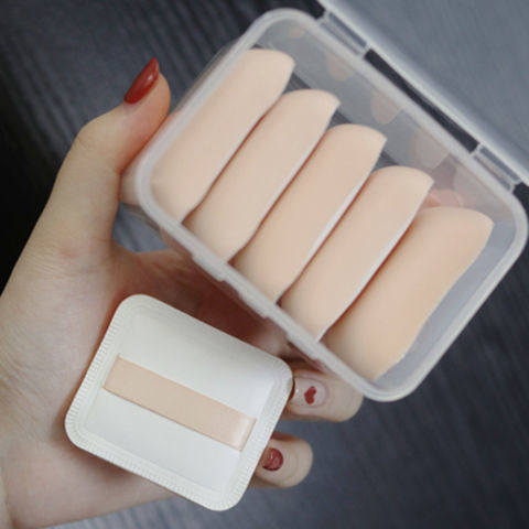 Cotton candy puff air cushion powder bottom liquid special beauty egg triangular square makeup puff sponge powder puff dry and wet use