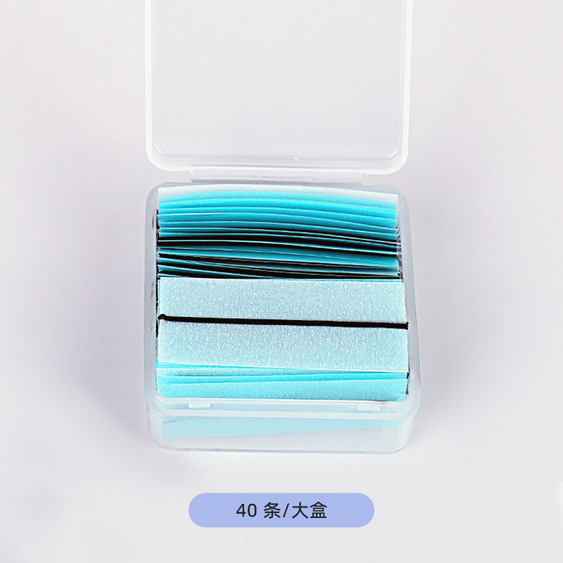 False eyelash glue strips, glue-free, self-adhesive, temperature-sensitive jelly, whole box replacement, 10/40 whole strips, waterproof and sweat-proof cross-border eyelashes