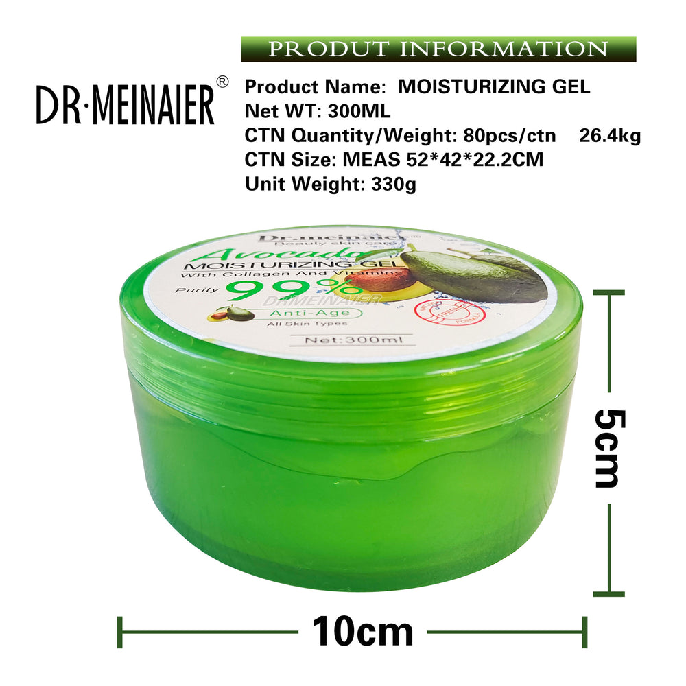 avocado soothing and repairing gel avocado gel mask to refine pores, firm and nourish the mask export wholesale