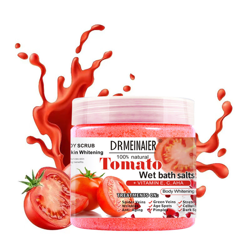 foreign trade tomato scrub bath salt 680g foot bath salt foot bath salt milk rose lavender bath salt