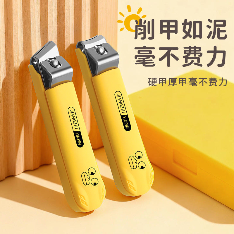 New arrival cross-border portable anti-splash nail clipper suit manicure tools nail clippers 5-piece set manicure pliers single