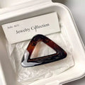 2025 new minimalist triangle hair claw clip - ponytail holder, high ponytail clip, shark clip hair accessory for women - back of head styling