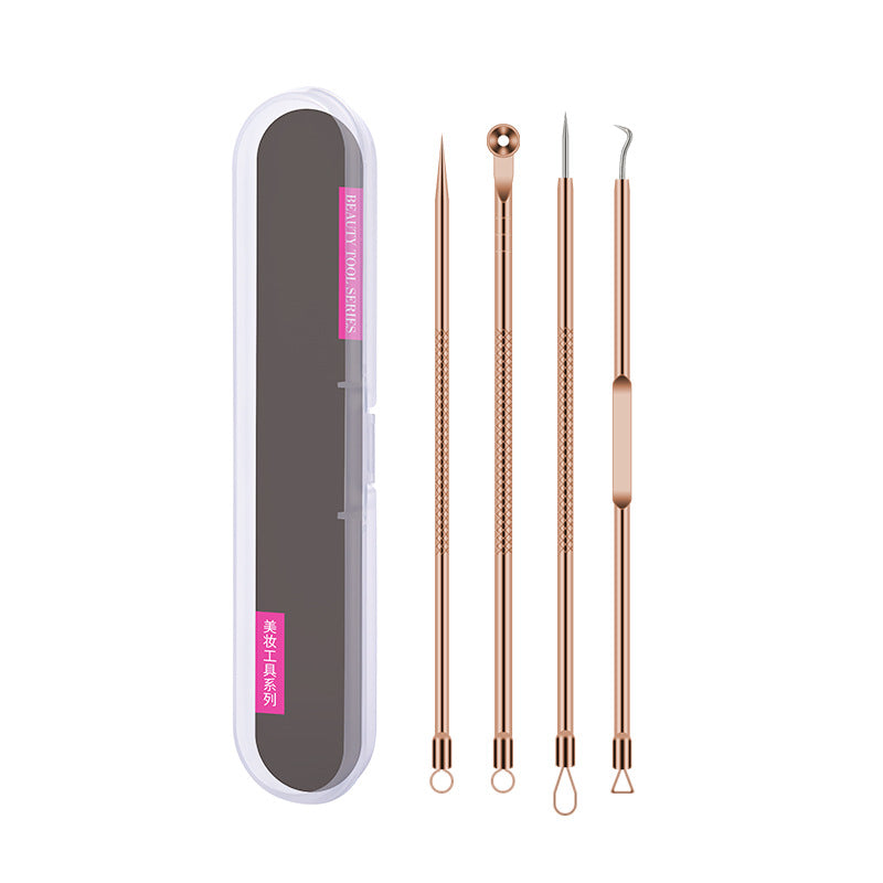 Blackhead remover kit - acne pimple extractor set - pimple popper tool