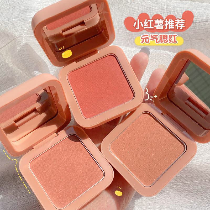 Gogo tales yoranyayun blush light orange daily mixed rouge nature nude makeup repair makeup
