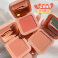 Gogo tales yoranyayun blush light orange daily mixed rouge nature nude makeup repair makeup