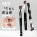 Xixi triangular bevel iron brightening brush highlighting brush concealer brush facial local brightening tear trough brush beauty tool