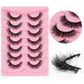Wholesale wholesale of messy fashion fake eyelashes glue style 3dstereo curling fluffy layered whole eyelashes