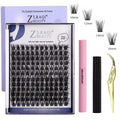 144 clusters of blue box + double-headed glue + glue remover + tweezers