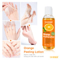 export orange peeling oil hand and foot dead skin remover exfoliating body skin care oil moisturizing