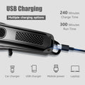 popular hairdressing set electric clipper digital display type-c rechargeable electric clipper engraving hairdressing scissors for home use