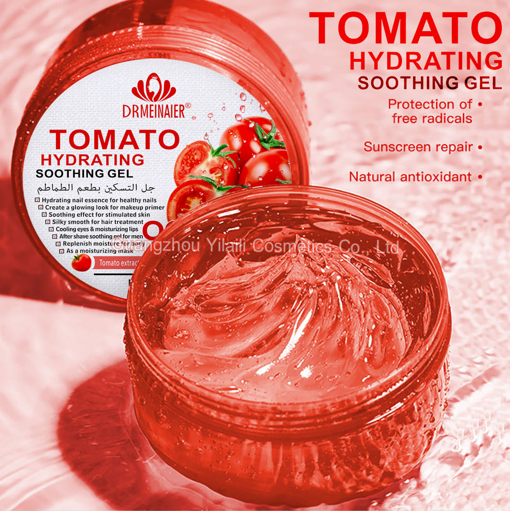 tomato gel 300g hydrating aloe vera gel moisturizing sleeping mask repair gel foreign trade factory direct sales