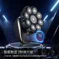 Five-in-one magnetic blade shaver electric ultra-clean bald hairdressing device whitening nose hair trimming bald handy gadget
