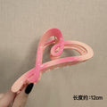 Gradient peach heart pink-12cm